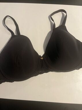 Natori Bliss Perfection Black Seamless Underwire Bra $30